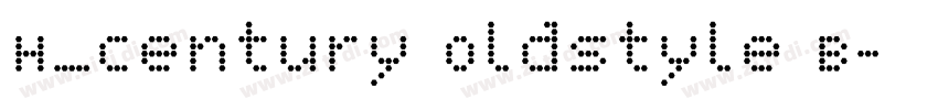 H_Century Oldstyle B字体转换 H_Century Oldstyle B字体转换